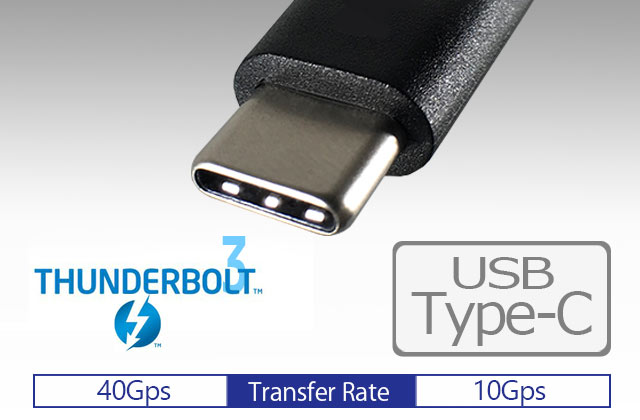 USB Type-CとThunderbolt 3の違いとは？